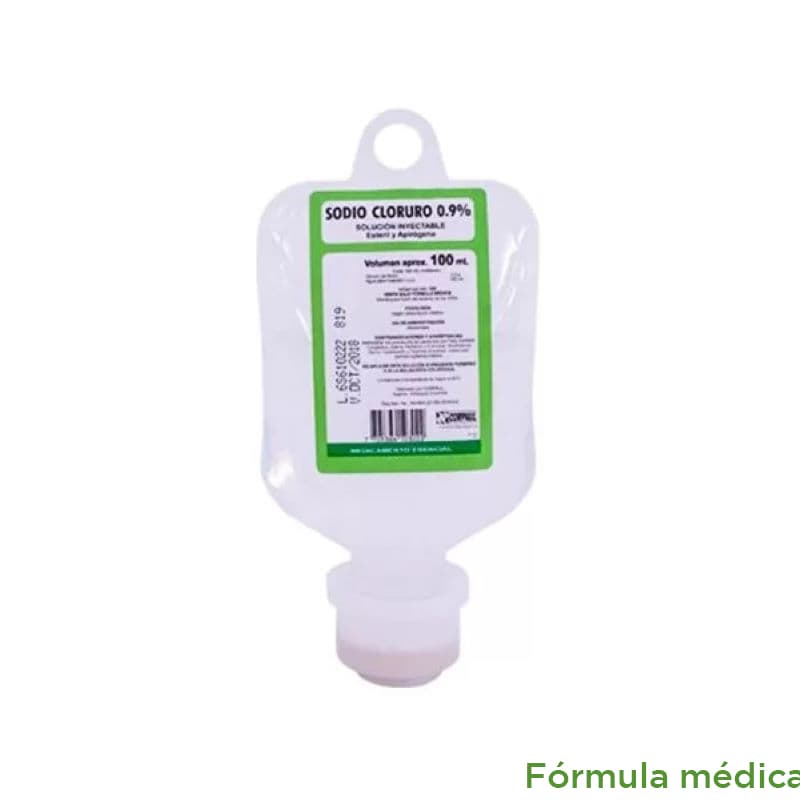 Sodio Cloruro 0.9% Solucion Inyectable Bolsa X 100Ml Corpaul
