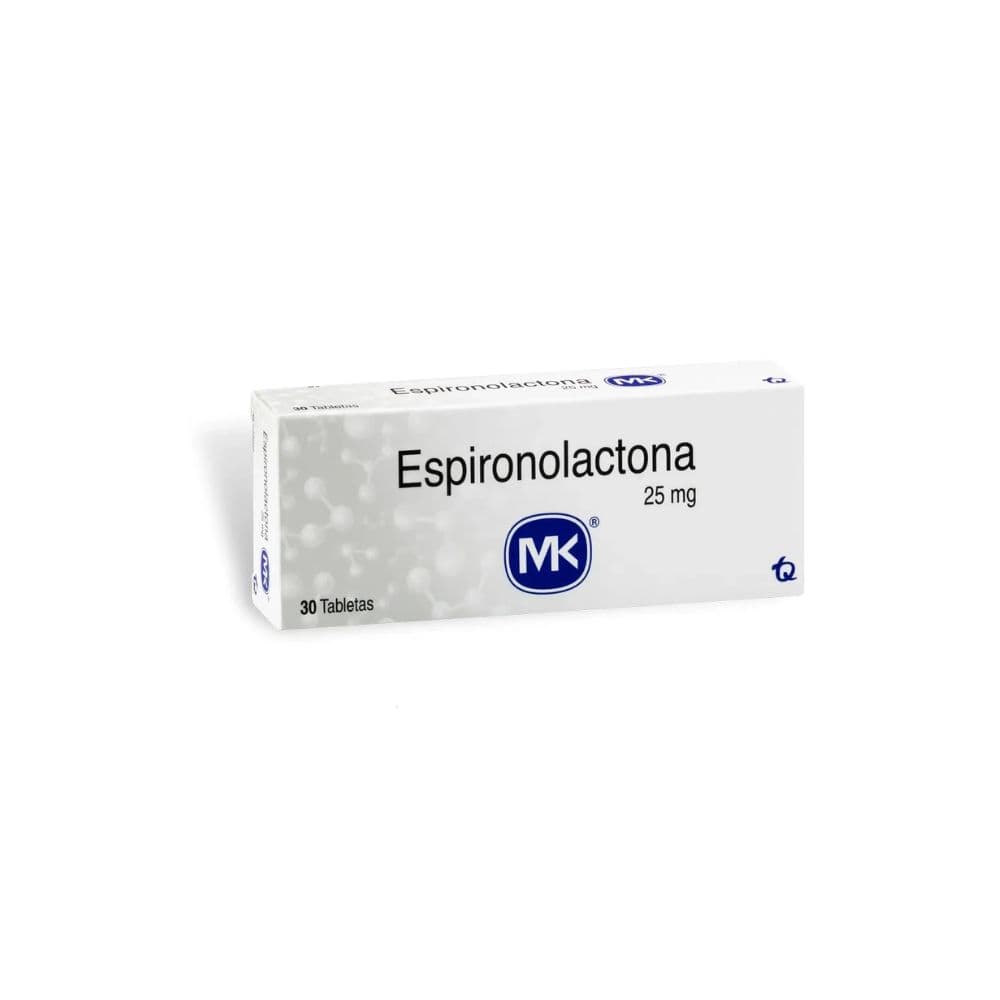 Espironolactona 25Mg Tabletas Caja X 30 Mk