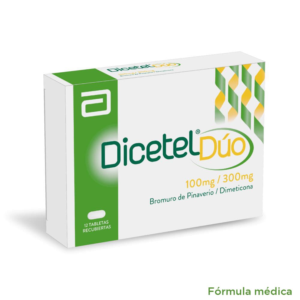Dicetel Duo (100+300)Mg Tabletas Recubiertas Caja X 12
