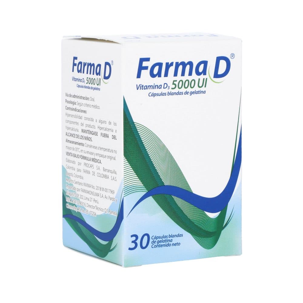Farma D 5.000Ui Frasco X 30 Cápsulas Blandas