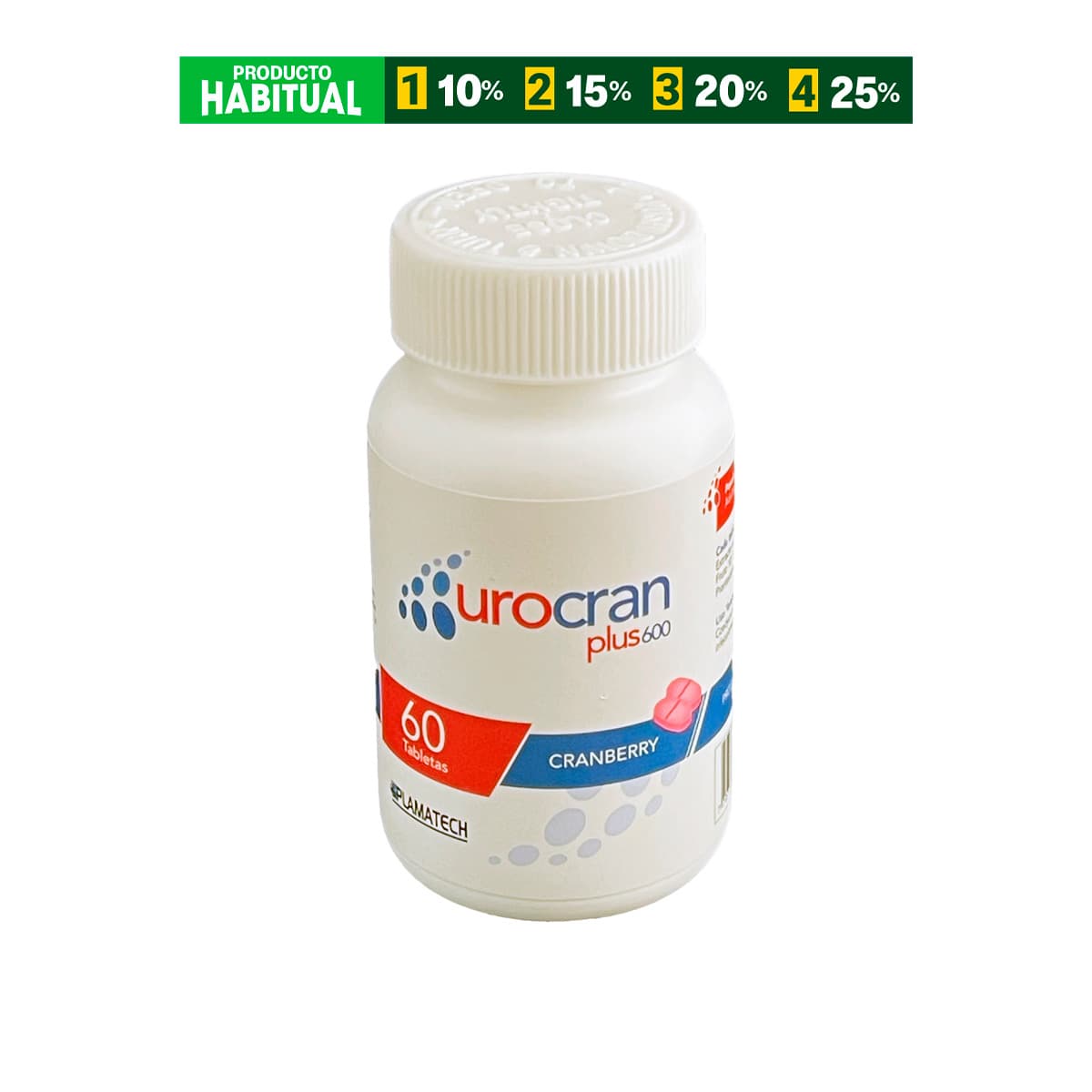 Urocran Plus 600Mg Frasco X 60 Tabletas