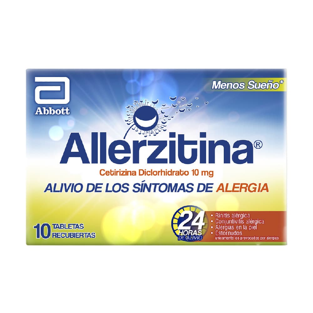 Allerzitina 10Mg Tableta Recubierta Caja X 10