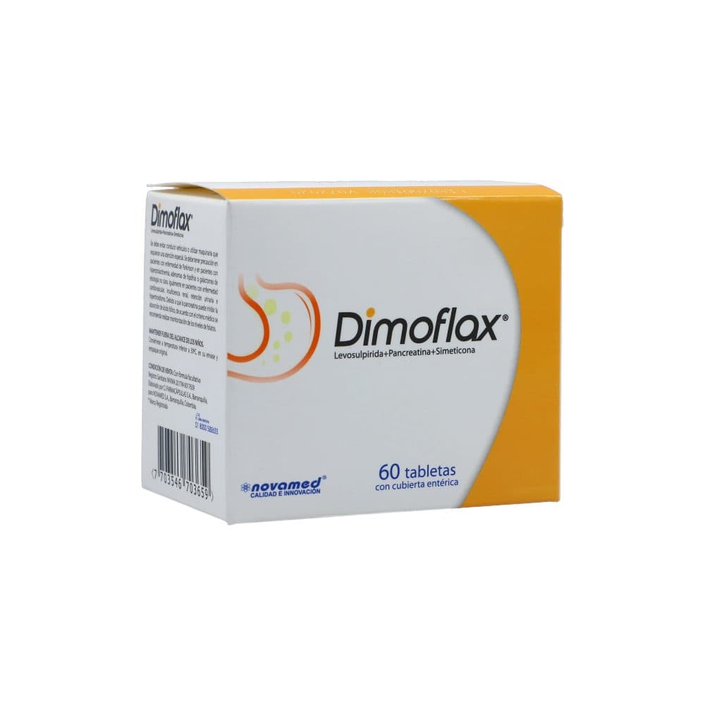 Dimoflax Tabletas Cubierta Con Entérica Caja X 60