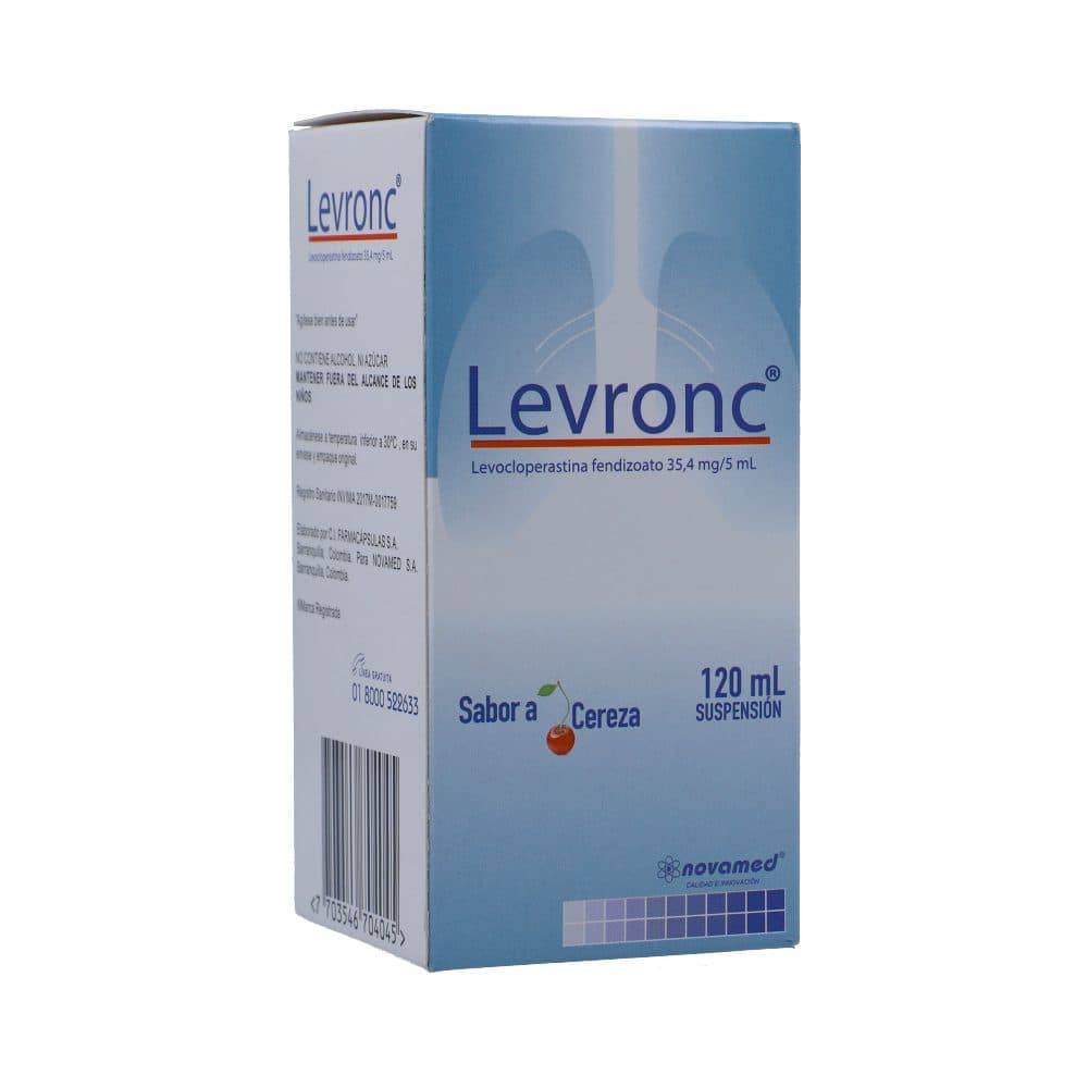 Levronc Suspensión Oral Sabor A Cereza 35,4Mg/5Ml Frasco X 120 Ml