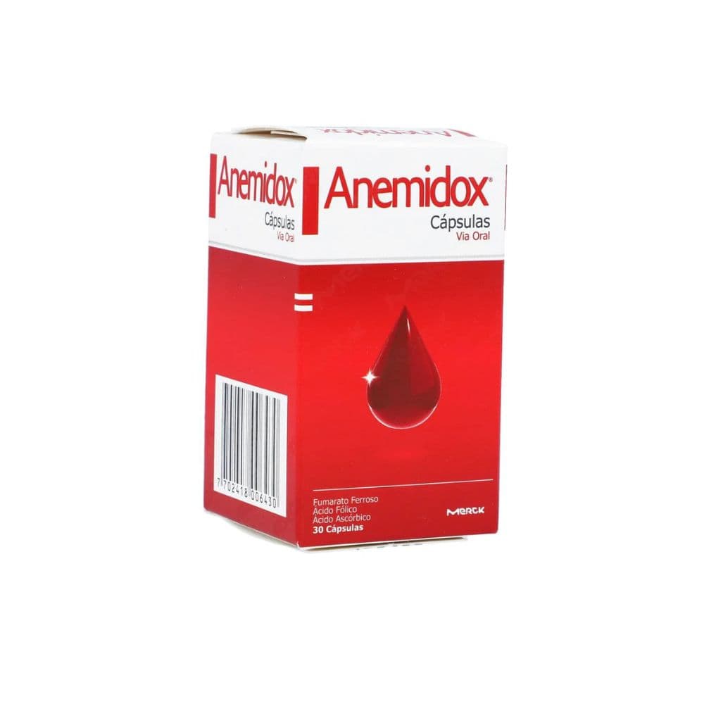 Anemidox (100+1+330)Mg Cápsula Frasco X 30