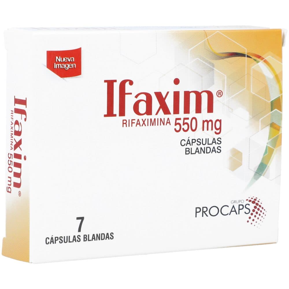 Ifaxim Cápsulas Blandas 550Mg Caja X 7