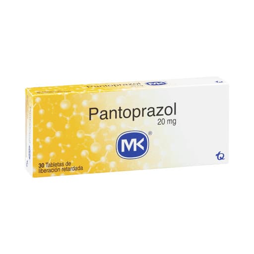Pantoprazol Tabletas Liberación Retardada 20Mg Caja X 30