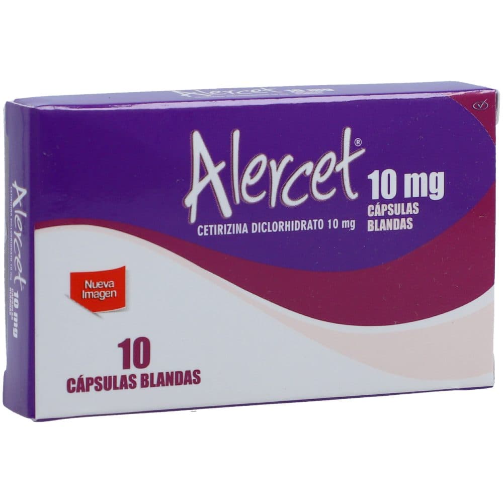 Alercet 10Mg Cápsulas X 10 Cápsulas Blandas
