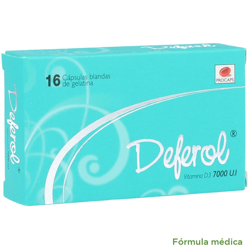 Deferol 7000 Ui Capsula Blanda Caja X 16