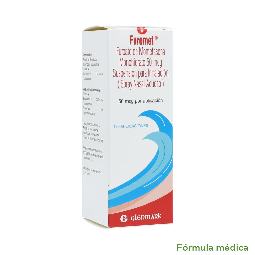 Furomet 50Mcg/Dosis Suspensión Para Inhalación Frasco X 120 Dosis