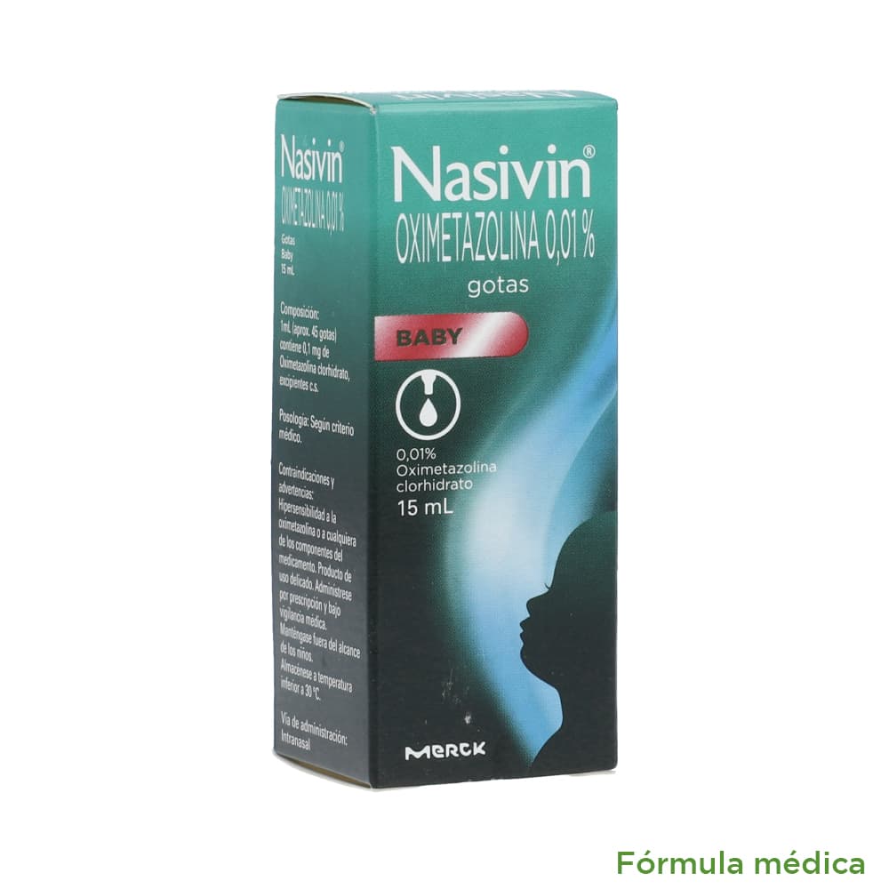 Nasivin Baby 0.1Mg/Ml(0.01%) Sol Nas Frasco X 15Ml