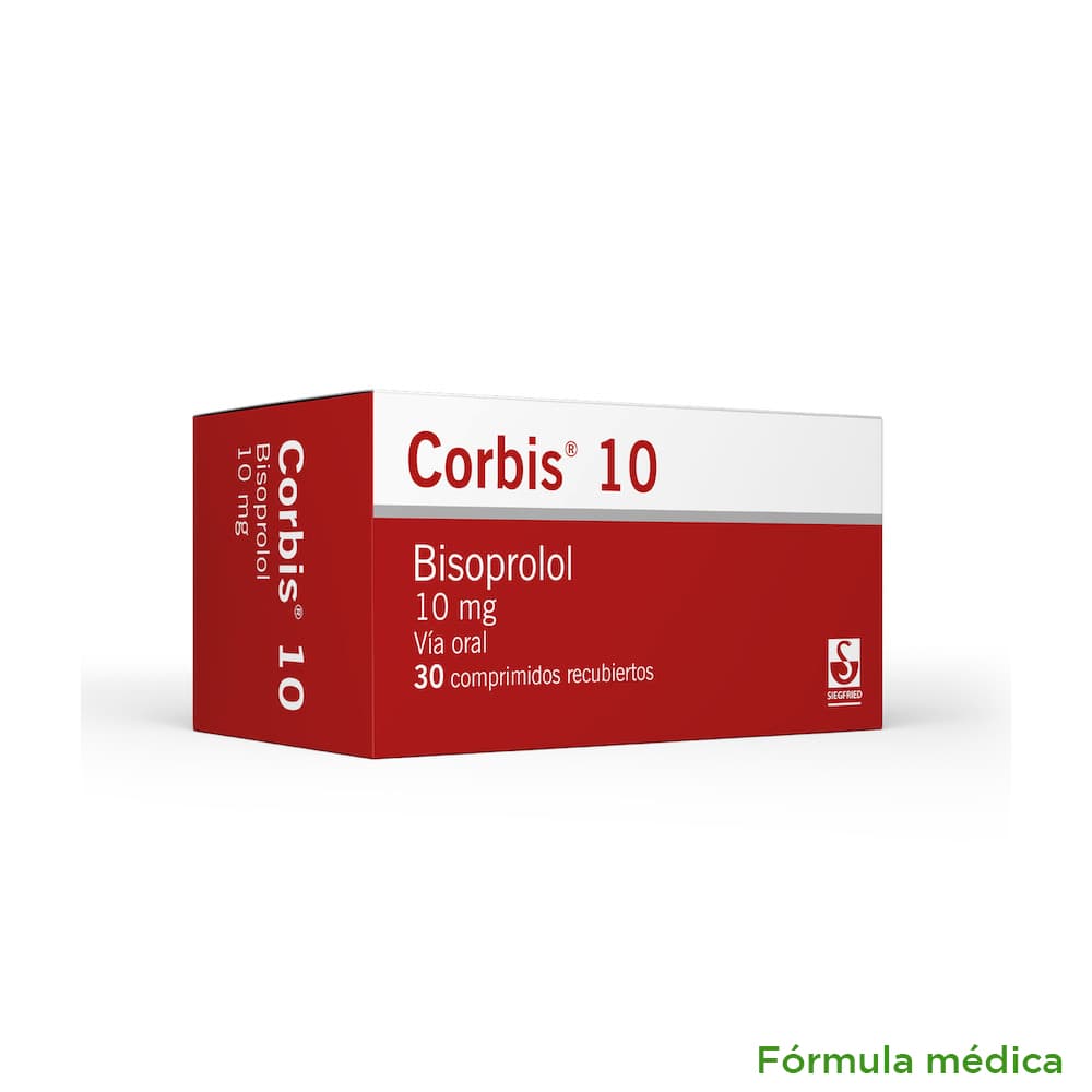 Corbis 10Mg Tabletas Recubiertas Caja X 30