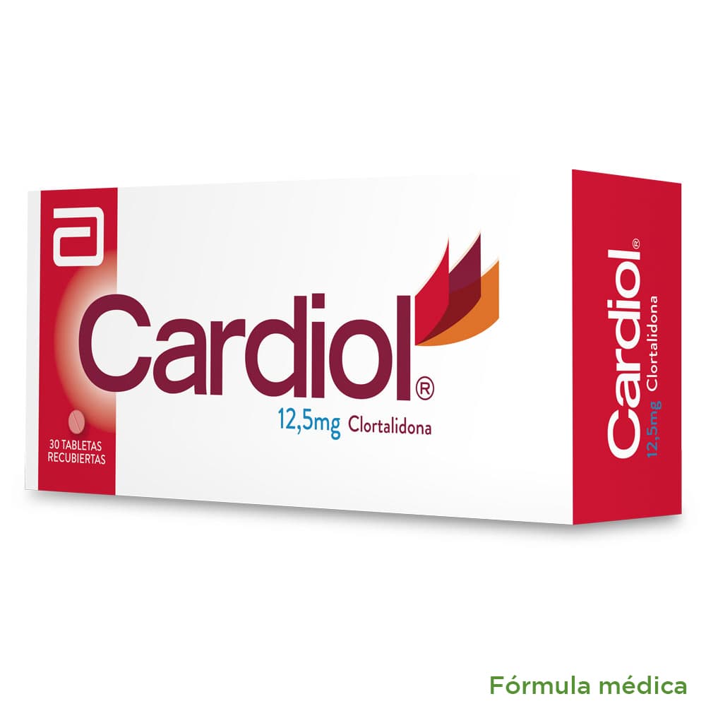 Cardiol 12.5Mg Tabletas Recubiertas Caja Por 30