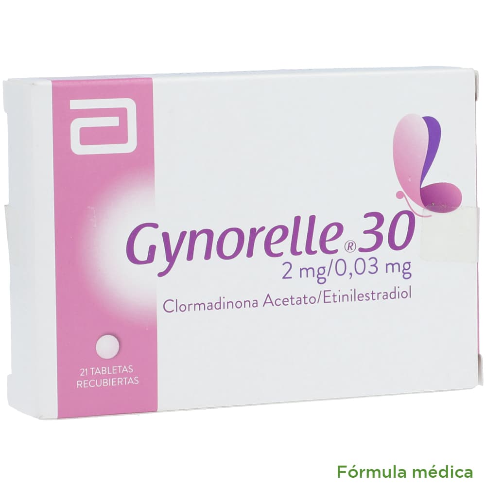 Gynorelle 30 Tabletas Recubiertas (2+0.03)Mg Caja X 21