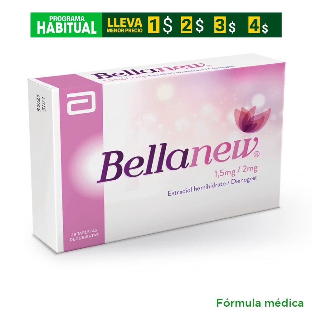 Bellanew (2.0 +1.5) Mg Caja X 28 Tabletas Recubiertas