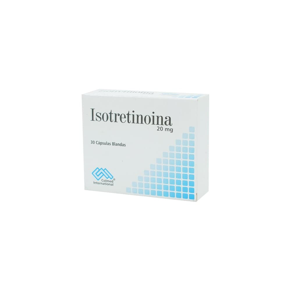 Isotretinoína 20 mg en 30 Cápsulas Blandas