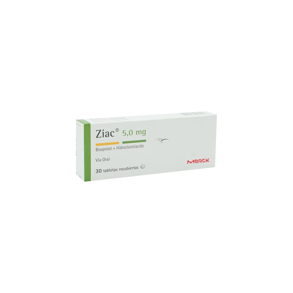 Ziac (5+6.25)Mg Tableta Recubierta Caja X 30