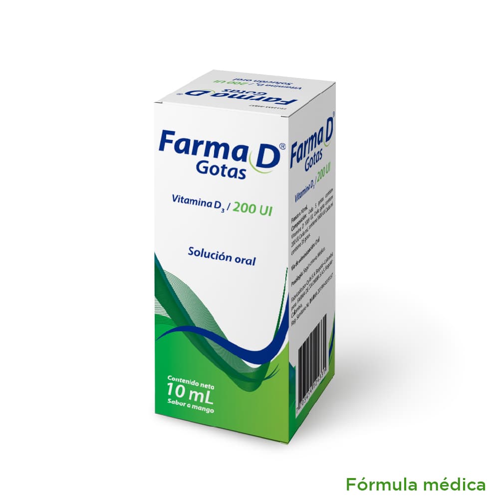 Farma D Gotas Solución Oral Frasco X 10Ml