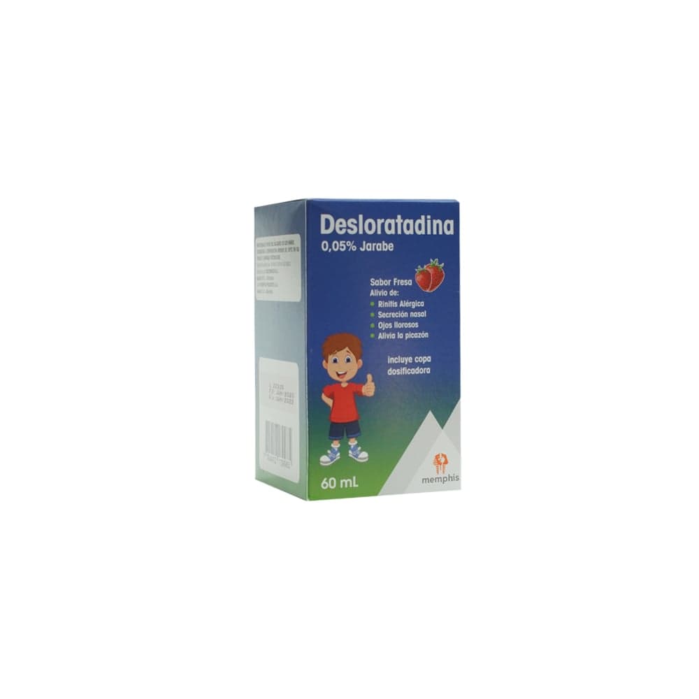 Desloratadina Jarabe 2.5Mg/5Ml(0.05%) Frasco X 60Ml