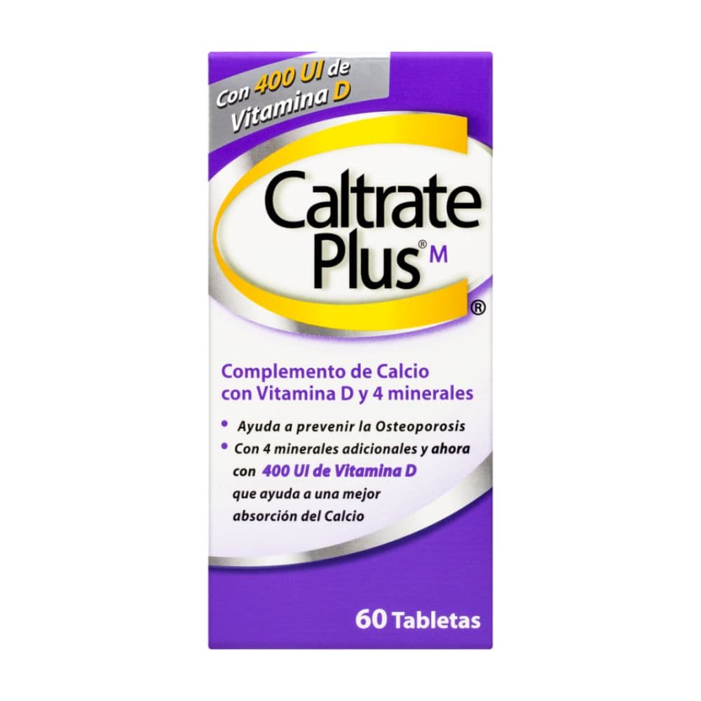 Caltrate Plus M Tabletas Frasco X 60