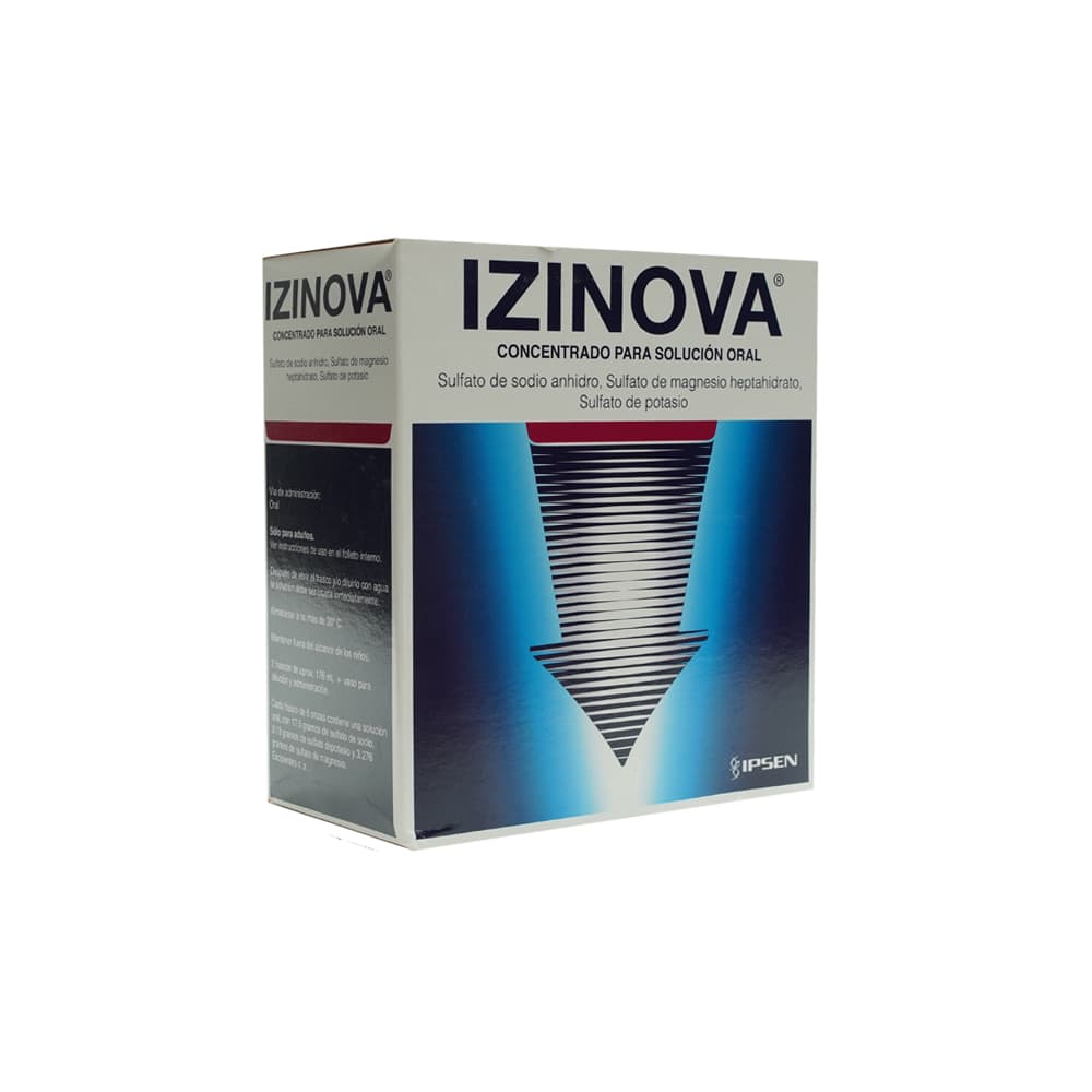 Izinova Concentrado Para Solución Oral (93+88.9+497.4)/5Ml(1.86+1.78+9.95)%Caja X 2 Frascos