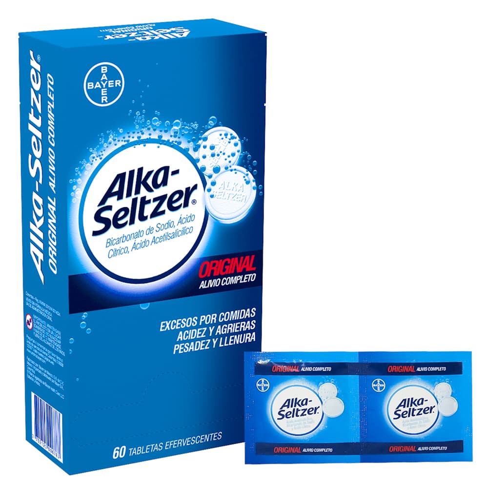 Alka Seltzer Efervescente Sobre X 2 Tabletas