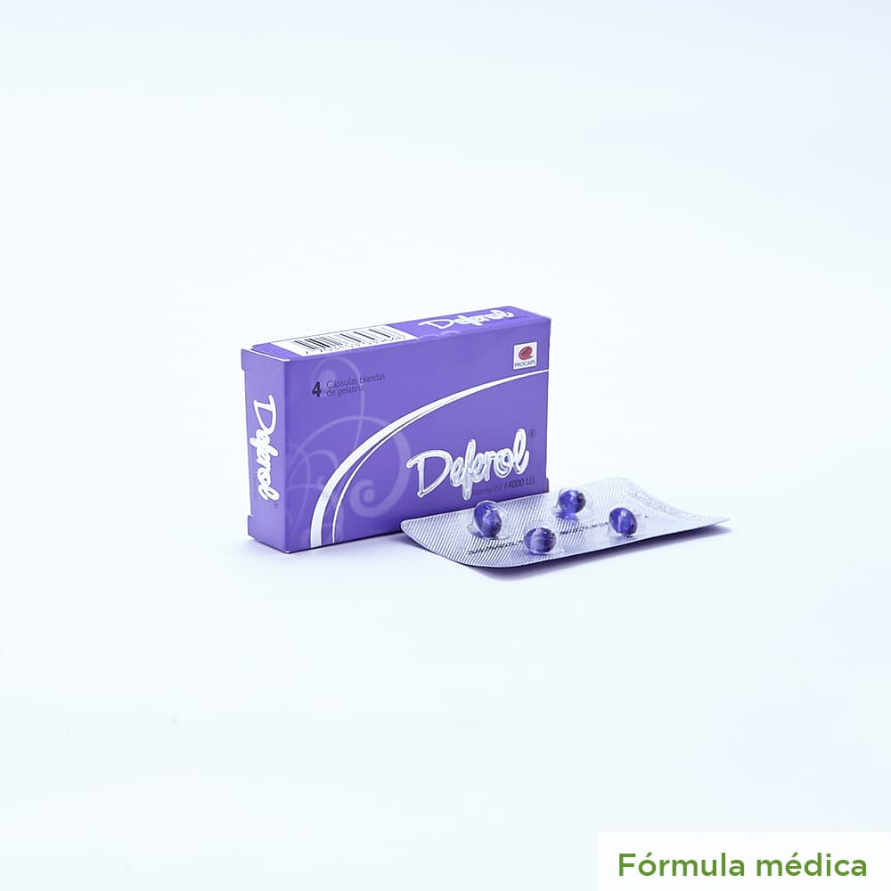 Deferol 14000Ui Cap Bland Caja X 4