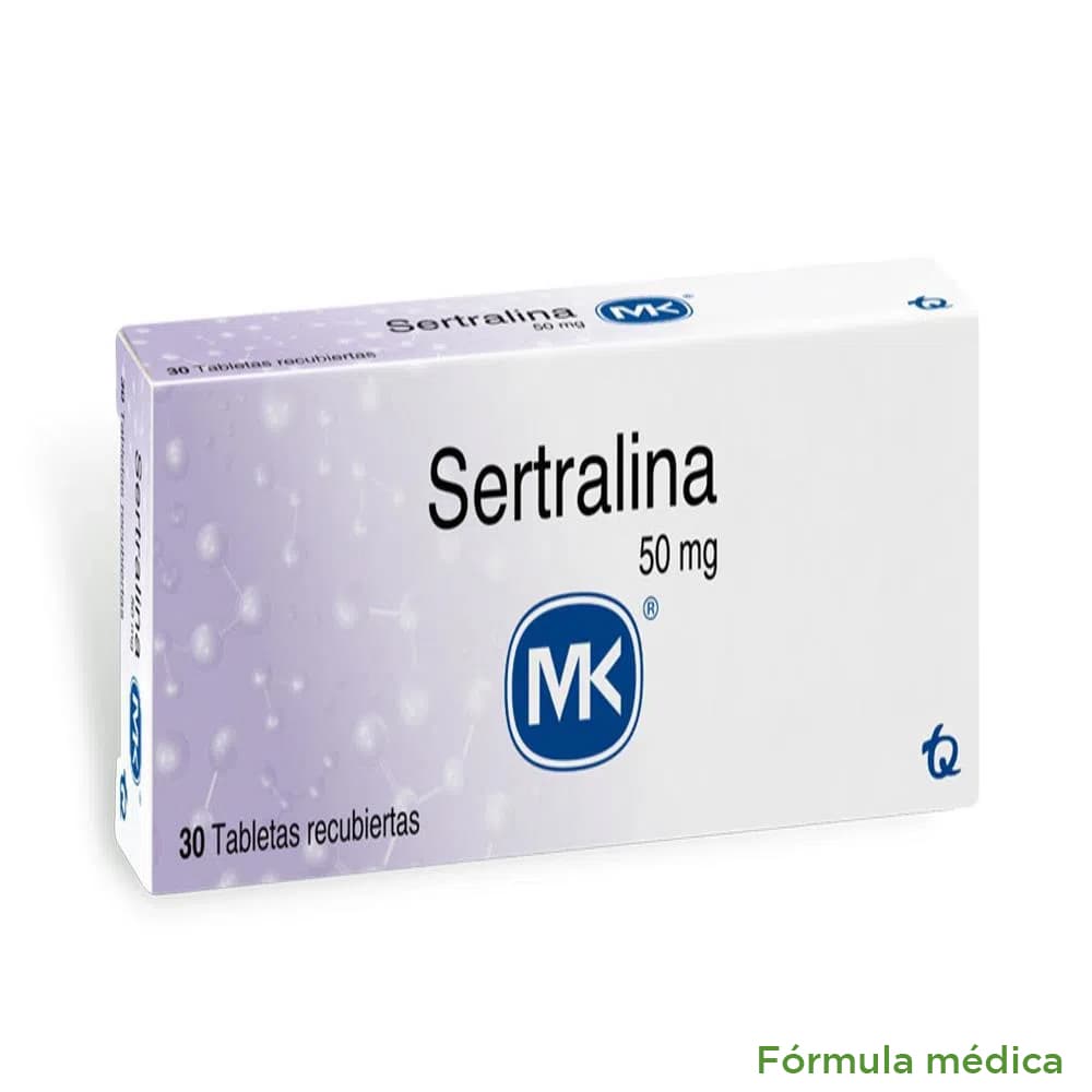 Sertralina 50Mg Tabletas Recubiertas Caja X 30 Mk