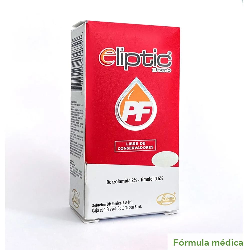 Eliptic Oftaeno Pf (20+5)Mg/Ml(2+0.5)% Solucion Oftamologica Frasco X 5Ml