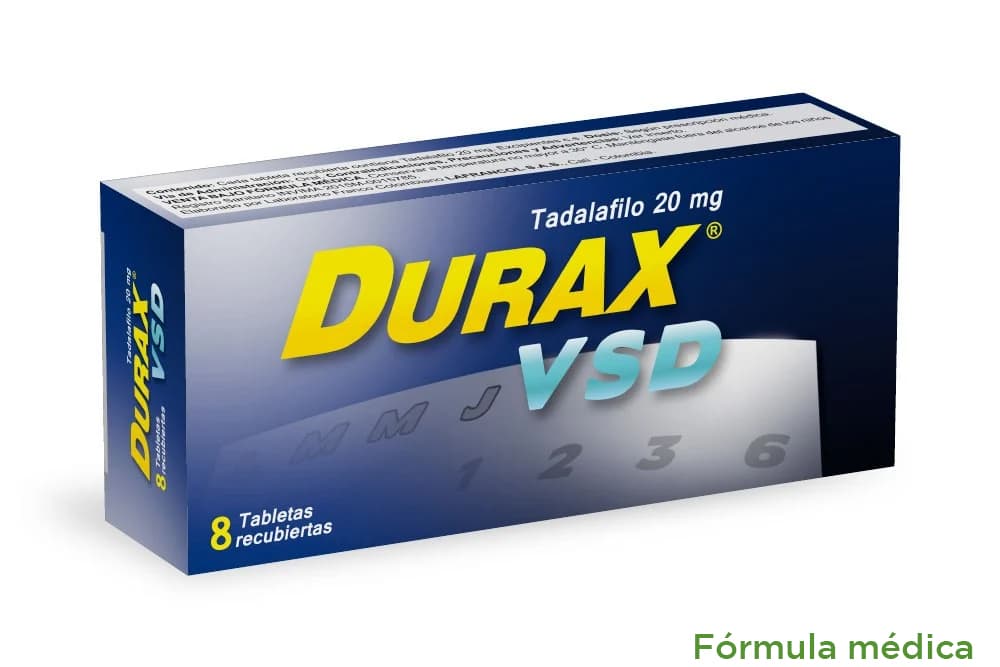 Durax Vsd 20Mg Tabletas Recubiertas Cajas X 8