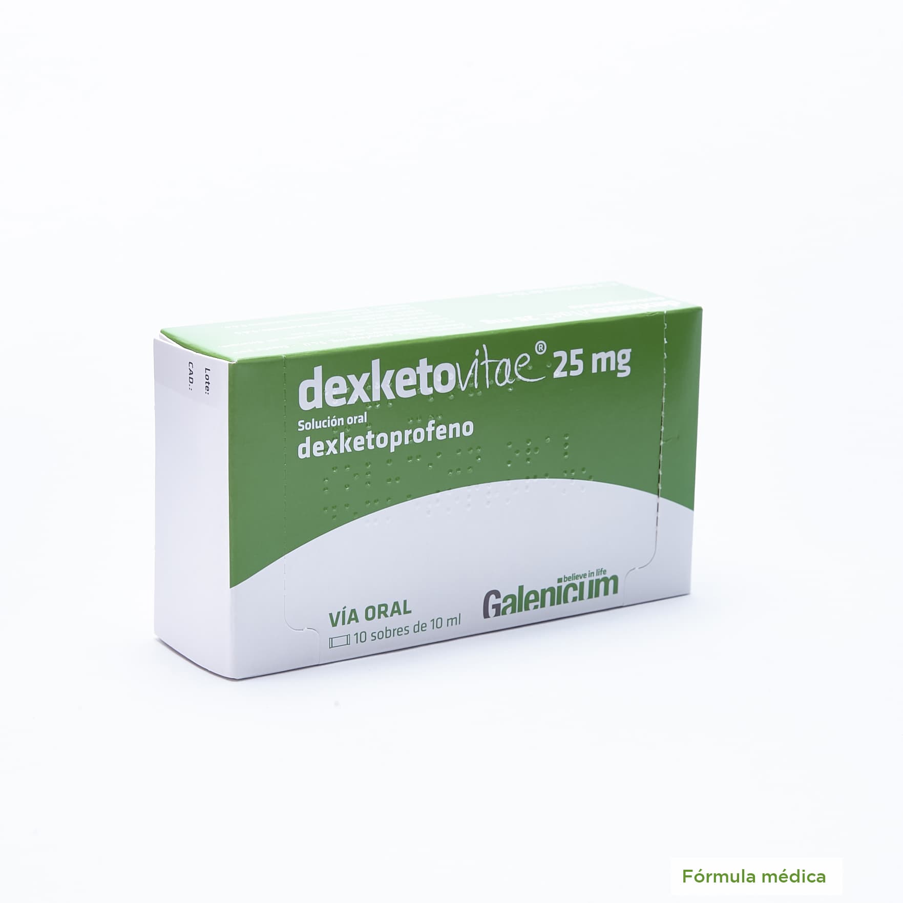 Dexketovitae Solución Oral 25Mg Caja X 10 Sobre X 10Ml