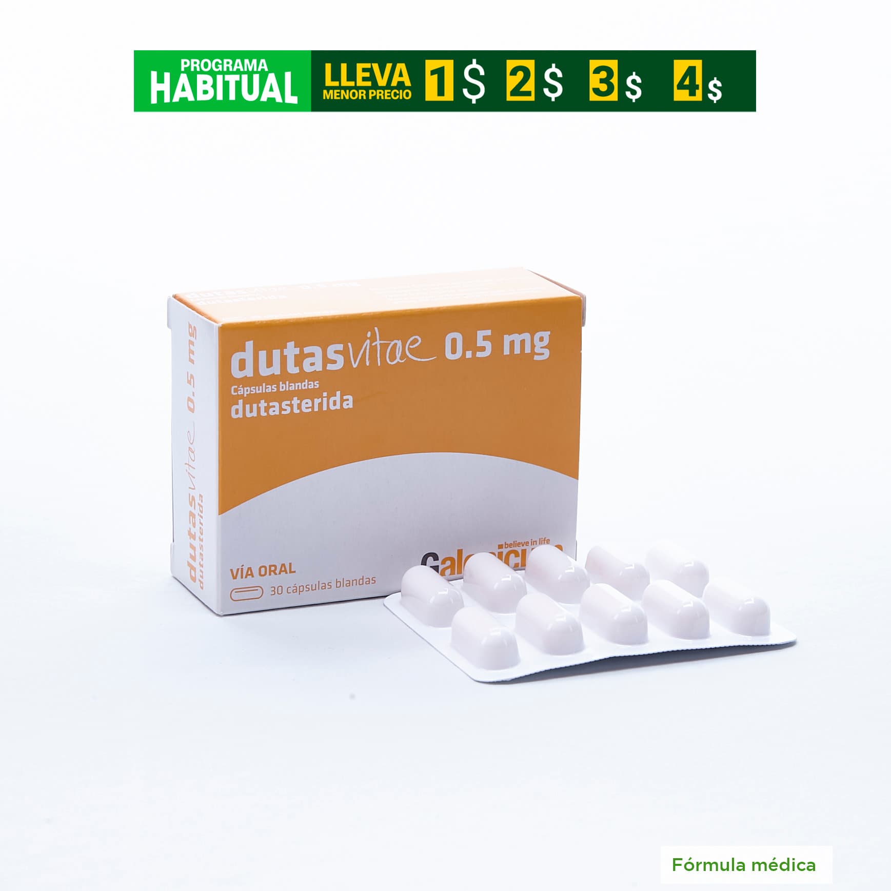 Dutasvitae Cápsulas Blandas 0.5Mg Caja X 30