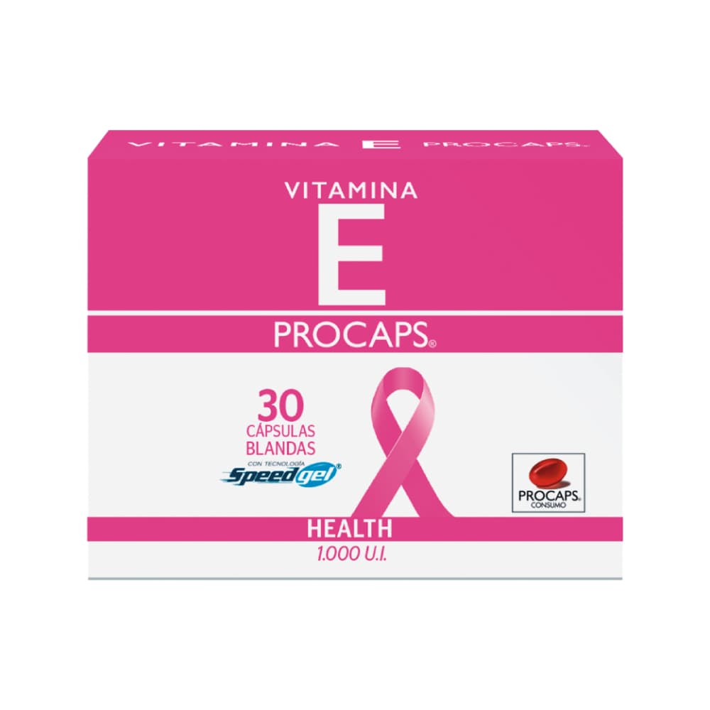 Vitamina E 1000Ui Capsulas Blandas Frasco X 30 Procaps