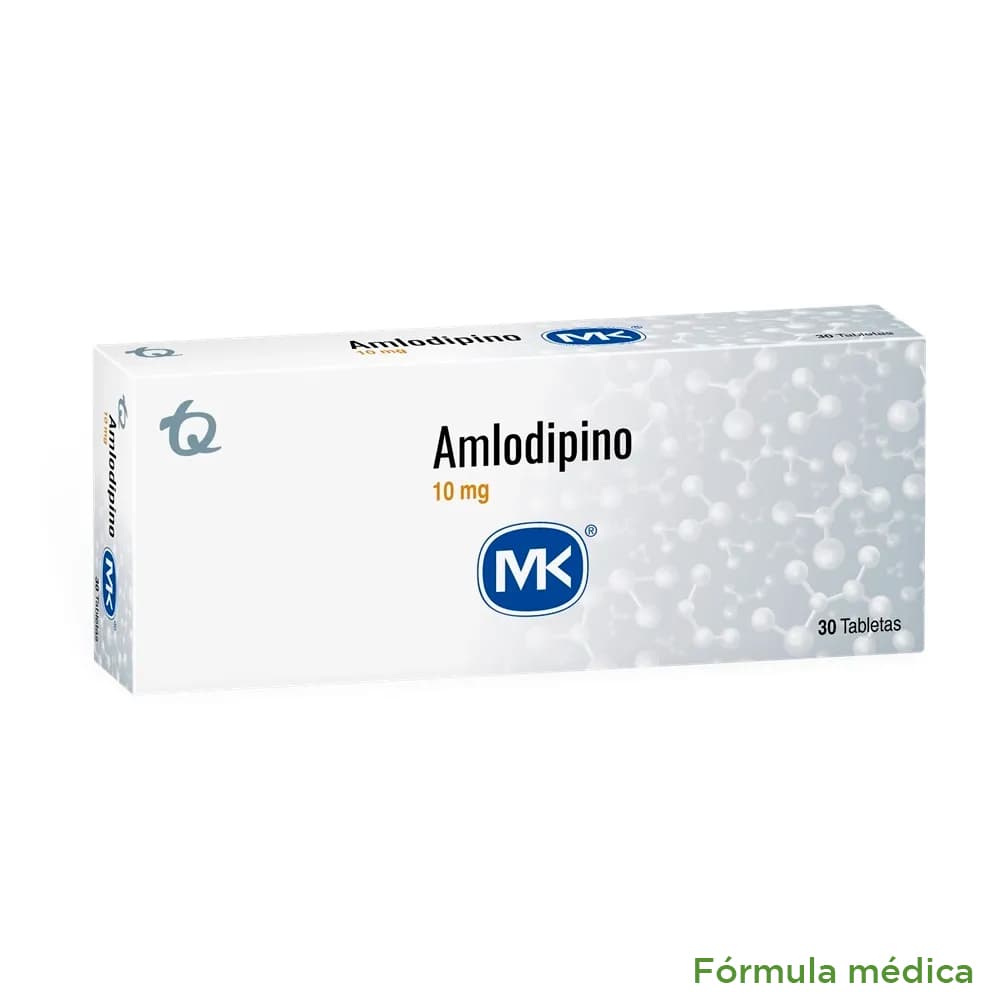 Amlodipino 10Mg Tableta Caja X 30 Mk