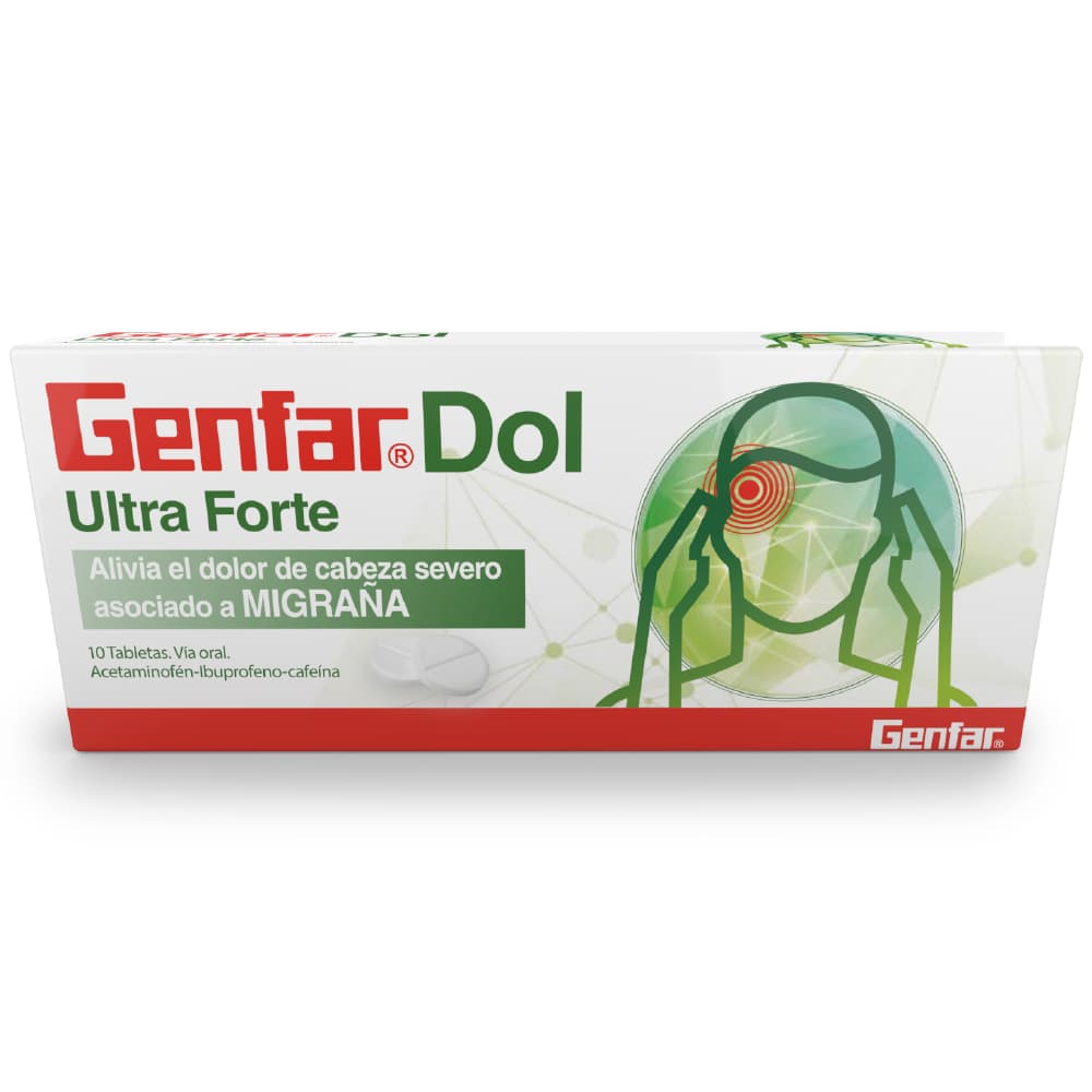 Genfardol (250+65+200)Mg Tableta Recubierta Caja X 10