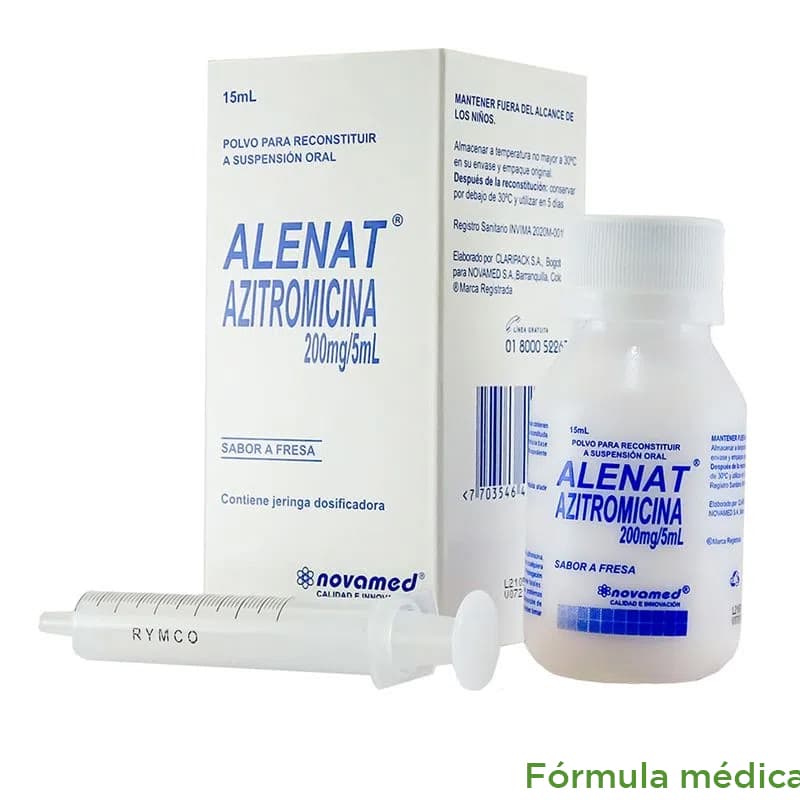 Alenat 200Mg/5Ml(4%) Polvo Suspensión Oral Frasco X 15Ml