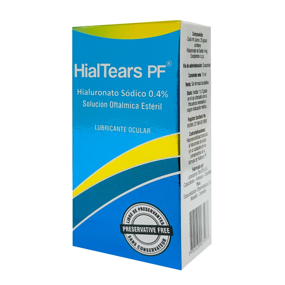 Hialtears Pf 4Mg/Ml(0.4%) Sol Oft Fco X 15Ml