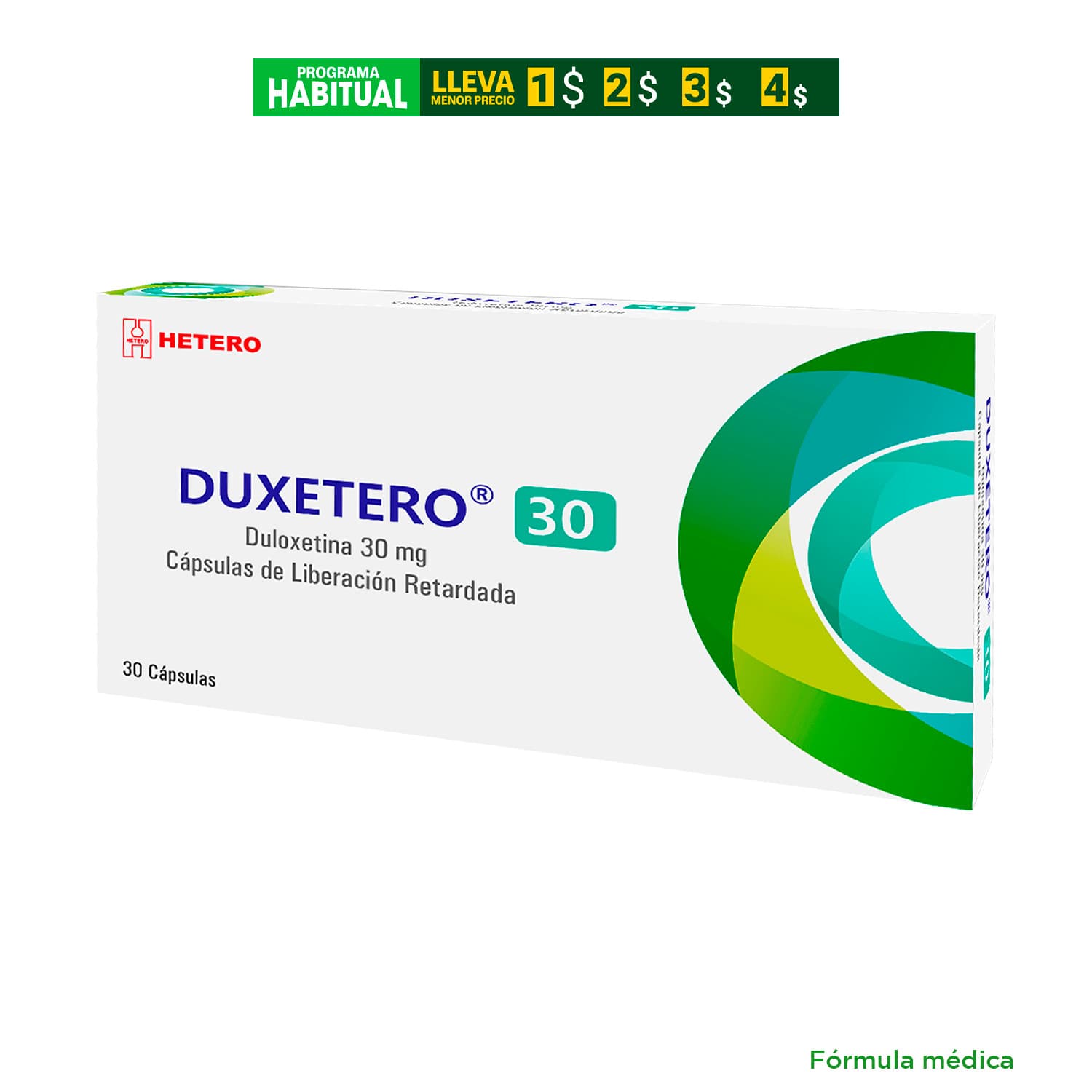 Duxetero 30Mg Capsula Lib Ret Caja X 30