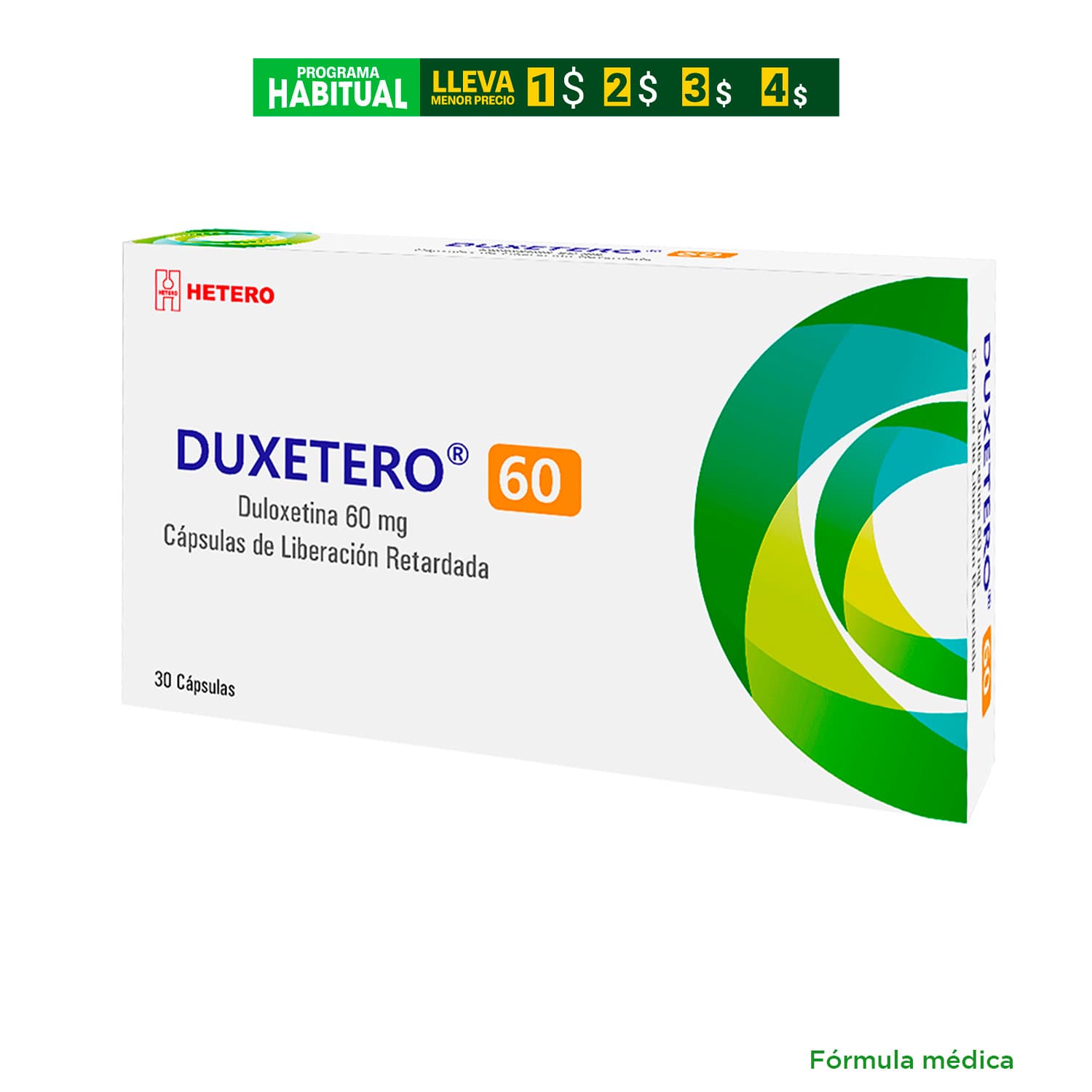 Duxetero 60Mg Capsula Lib Ret Caja X 30