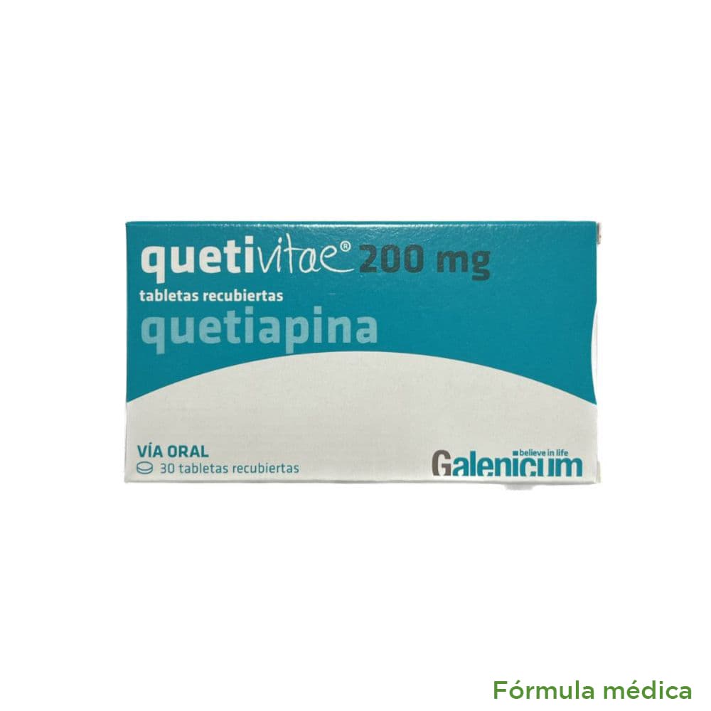 Quetivitae 200Mg Tableta Recubierta Caja X 30
