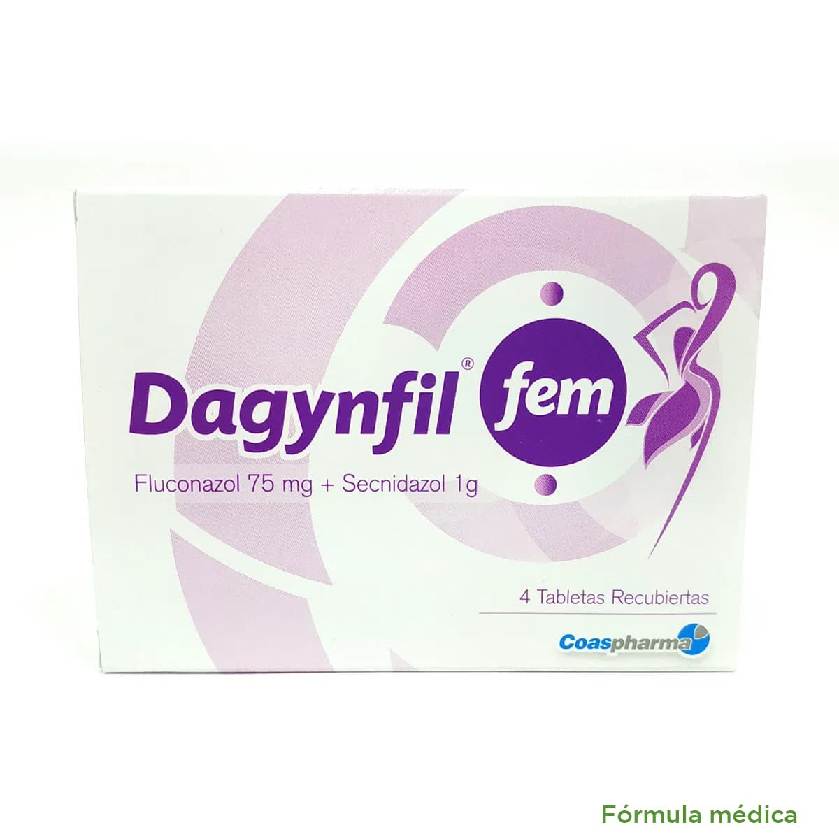 Dagynfil Fem (75+1000)Mg Tabletas Recubiertas Caja X 4