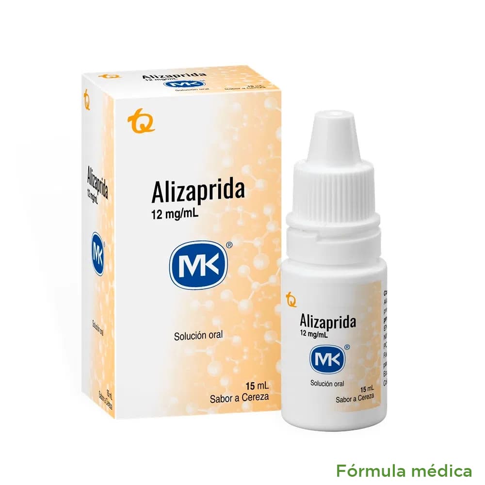 Alizaprida 12Mg/Ml(1.2%) Solucion Oral Frasco X 15Ml Mk Cereza Gotas