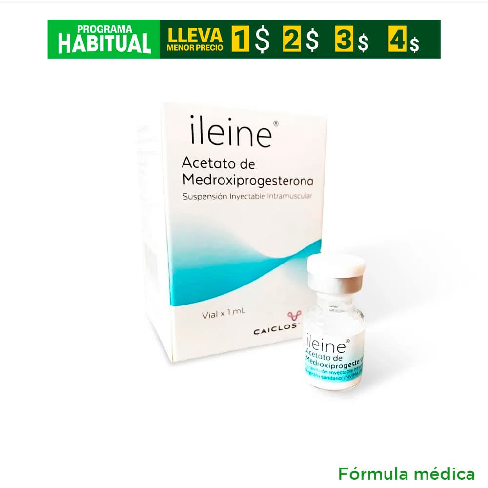 Ileine 150Mg/Ml Suspensión Inyectada Caja X 1 Vial X 1Ml