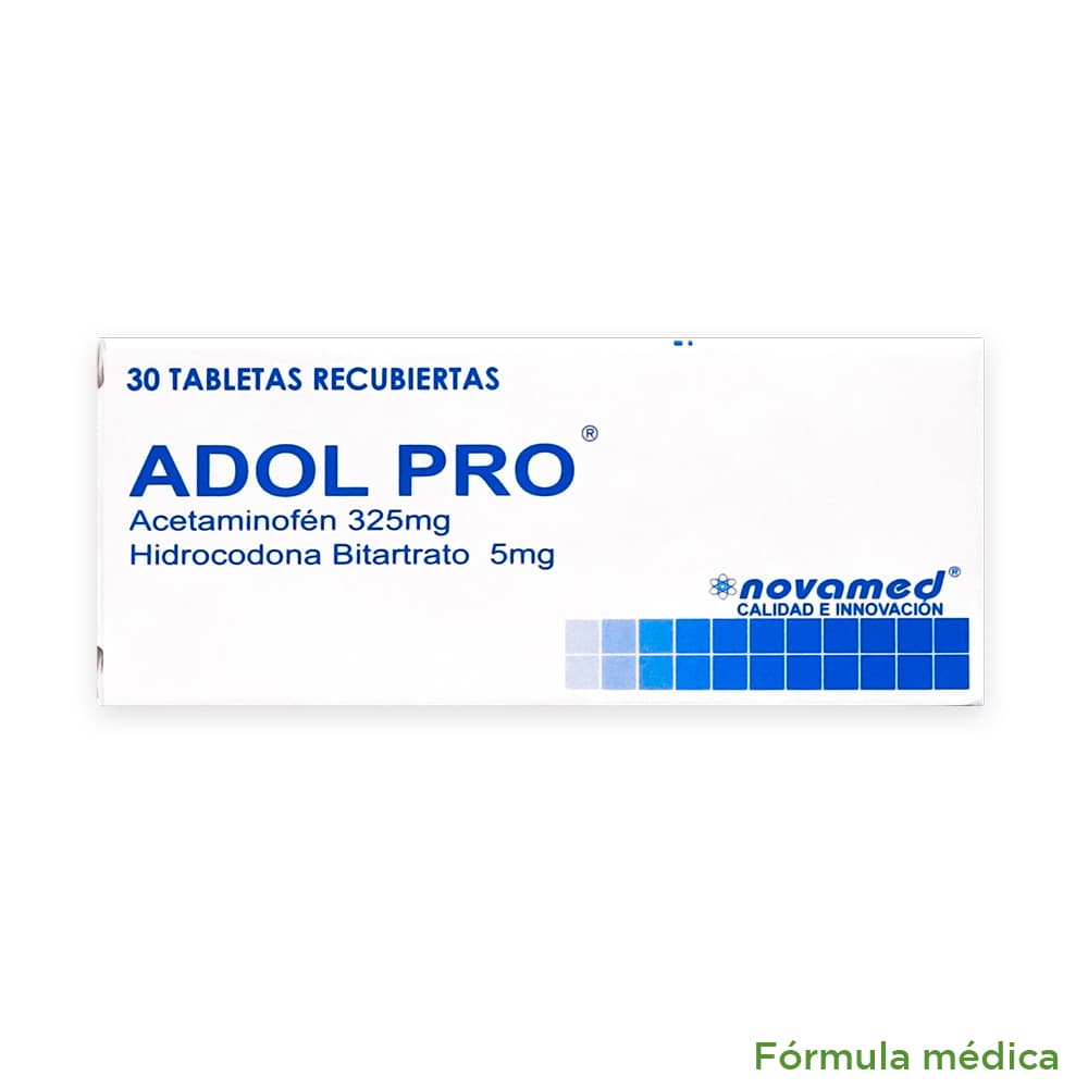 Adol Pro (325+5)Mg Tabletas Recubiertas Caja X 30
