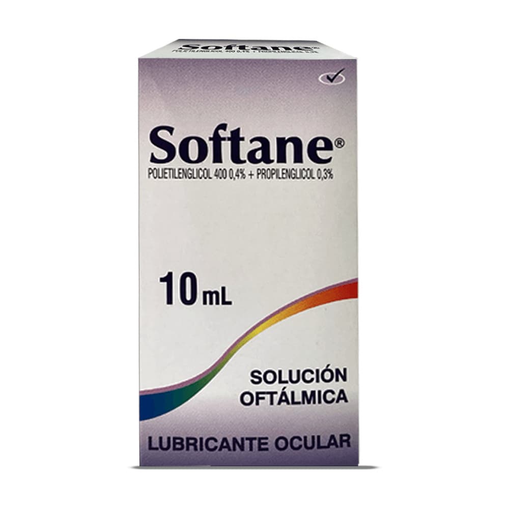 Softane (4+3)Mg/Ml(0.4+0.3)% Solución Oftálmica Caja Por 1Frascox10Ml