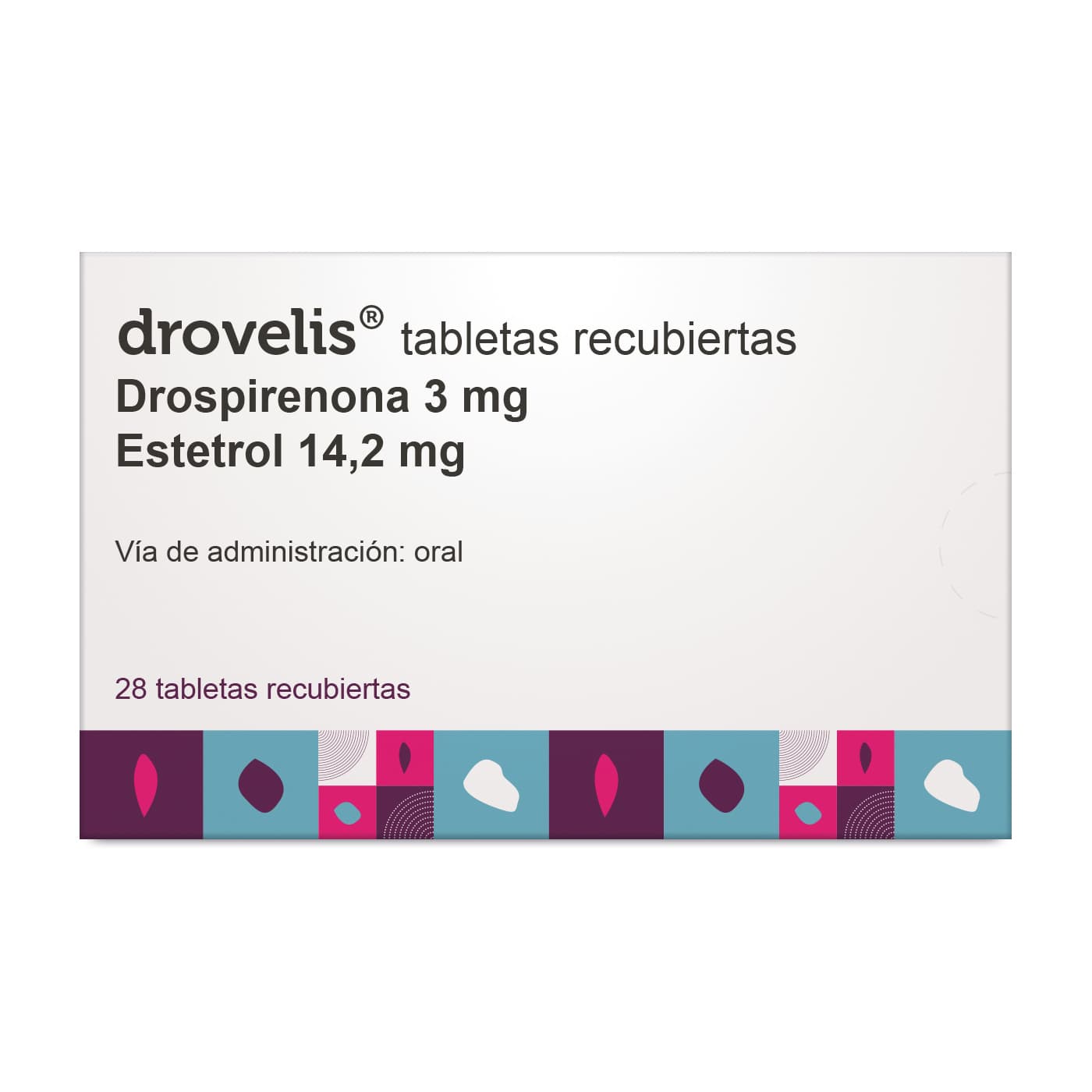 Drovelis (3+14.2)Mg Tab Rec Caj X 28