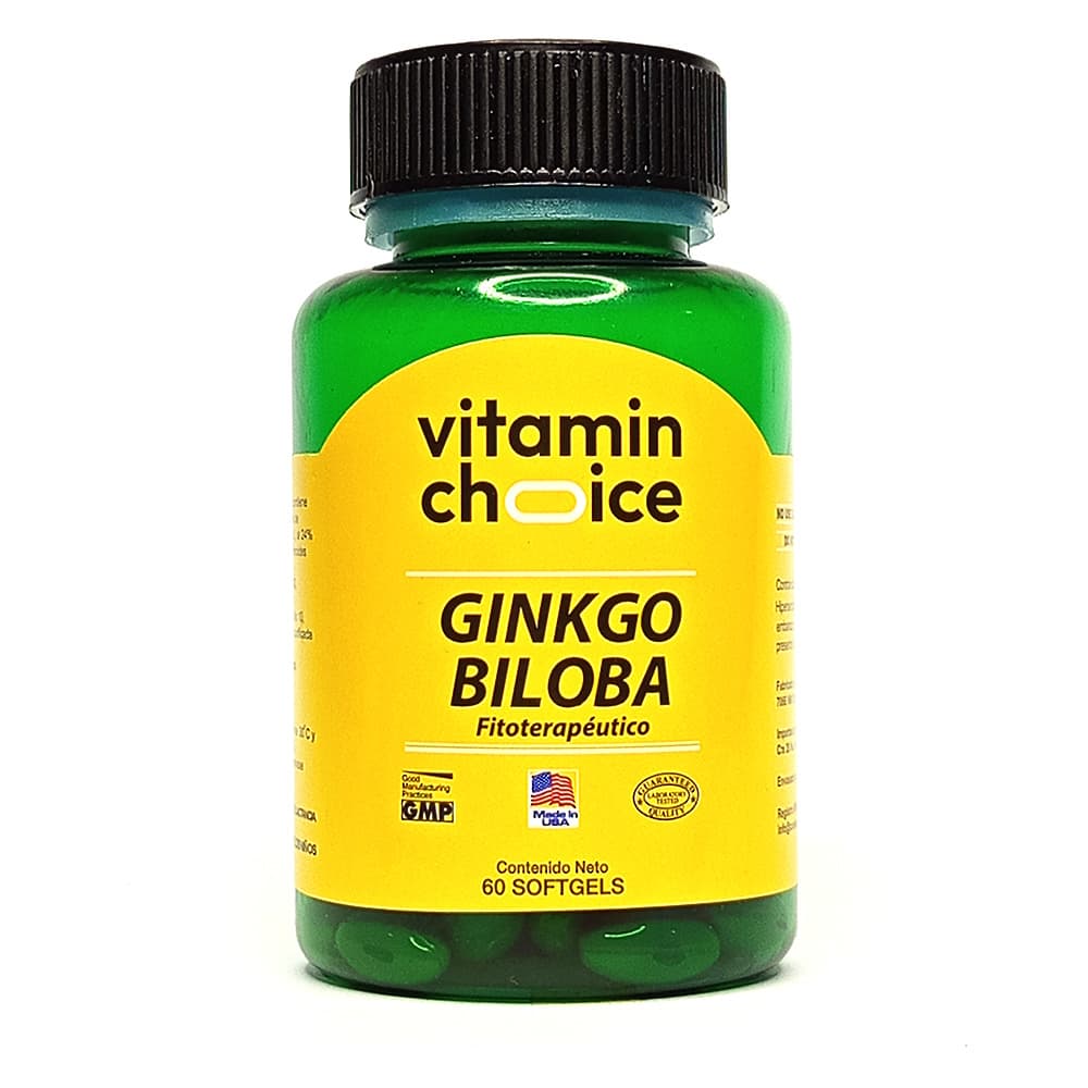 Ginkgo Biloba 80Mg Capsulas Blandas Frasco X 60 Vitamin Choice
