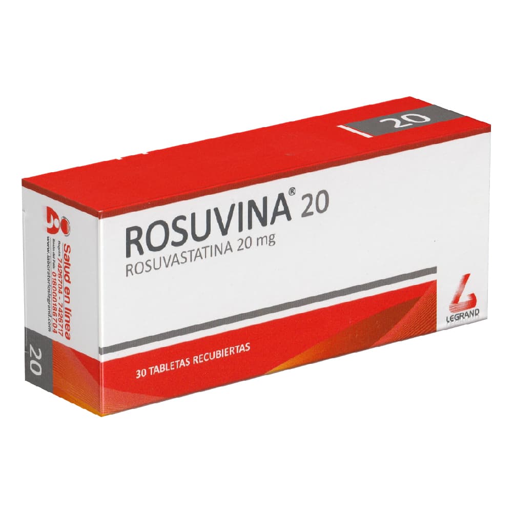 Rosuvina 20Mg Tabletas Recubiertas Caja X 30