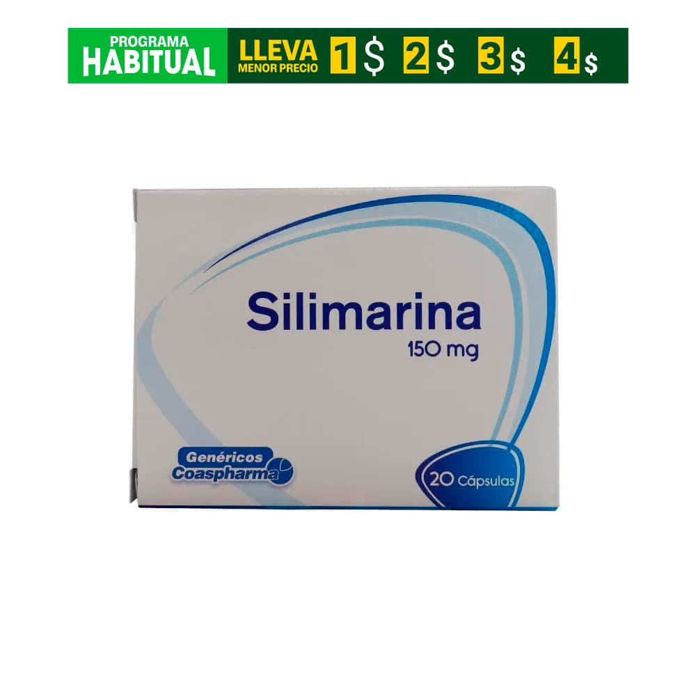 Silimarina 150Mg Capsulas Caja X 20 Coaspharma