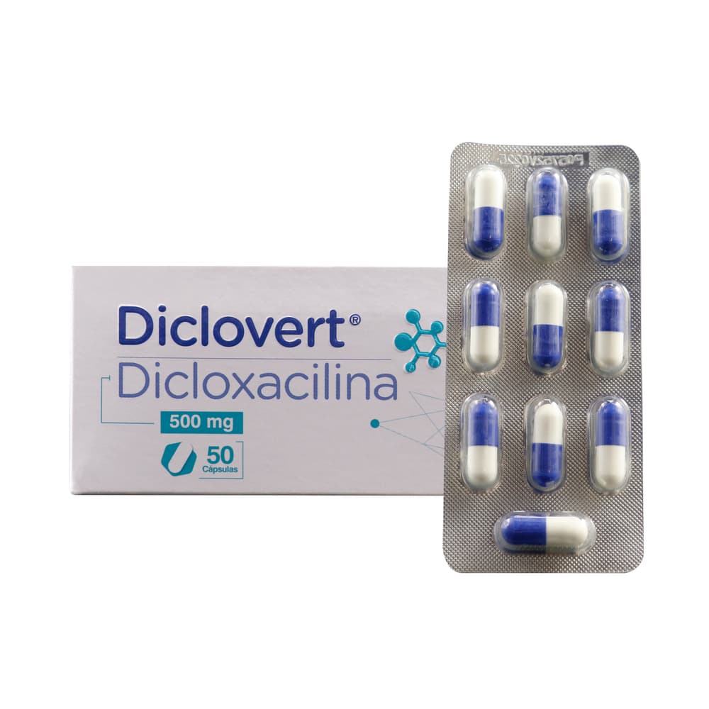 Diclovert 500 Mg · Blister 10 Cápsulas